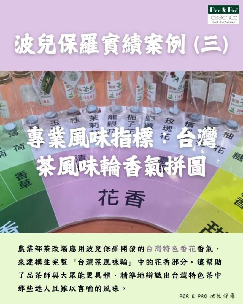 波兒保羅香氛設計：台灣特色香花完整了台灣茶風味輪的香氣拼圖